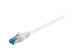 CAT 6a patch cable S/FTP (PiMF), white, 50 m - LSZH halogen-free, CU