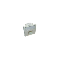 Conector inclinat, 1xRJ45 UTP cat.5e, 45x45 PowerCat, alb, (compatibil Legrand Mosaic) - Molex \