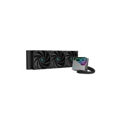 Cooler DeepCool „LT520” skt. Universal racire lichid, 2x vent. 120mm, 2250 rpm, negru, RGB