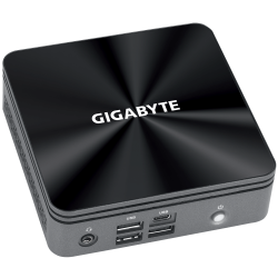 Desktop PC Gigabyte Brix BRi5-10210E, Intel® Core™ i5-10210U, 2 x SO-DIMM DDR4, M.2 SSD, USB Type-C™, WF+BT, negru
