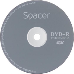DVD-R Spacer DVDR01, 16X, 4.7GB/120Min
