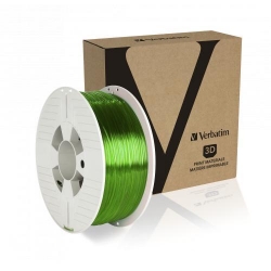Filament Verbatim PET-G, 1.75mm, 1kg, Green Transparent