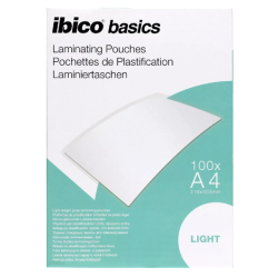 Folie IBICO Light pentru laminare la cald,  A4,  75 mic., 100buc/set, \