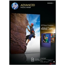 HP Advanced Glossy Photo Paper-25sht/A4/210x297mm