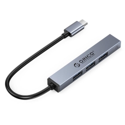 HUB USB Orico AHC1-4A-GY, USB-C la 4x USB 3.0, Grey