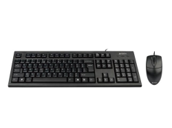 Kit A4Tech KR-8520D - Tastatura KR-85, USB, Black + Mouse Optic OP-620D, USB, Black