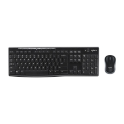 Kit Wireless Logitech MK270 - Tastatura, USB, Black + Mouse Optic, USB, Black