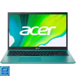 Laptop Acer 15.6'' Aspire 3 A315-35, FHD, Procesor Intel® Celeron® N5100 (4M Cache, up to 2.80 GHz), 8GB DDR4, 256GB SSD, GMA UHD, No OS, Electric Blue