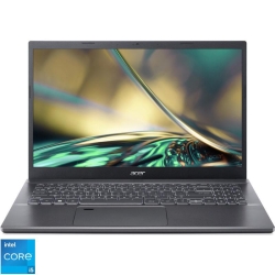 Laptop Acer 15.6'' Aspire 5 A515-57, FHD IPS, Procesor Intel® Core™ i5-12450H (12M Cache, up to 4.40 GHz), 16GB DDR4, 512GB SSD, GMA UHD, No OS, Steel Gray