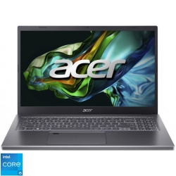 Laptop Acer 15.6'' Aspire 5 A515-58M, FHD IPS, Procesor Intel® Core™ i5-13420H (12M Cache, up to 4.60 GHz), 16GB DDR5, 512GB SSD, Intel UHD, No OS, Steel Gray