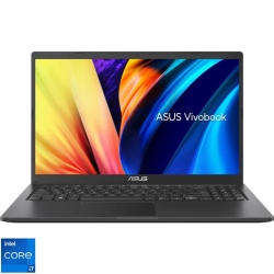 Laptop ASUS 15.6'' VivoBook 15 X1500EA, FHD, Procesor Intel® Core™ i7-1165G7 (12M Cache, up to 4.70 GHz, with IPU), 8GB DDR4, 512GB SSD, Intel Iris Xe, No OS, Indie Black
