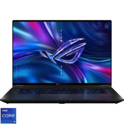 Laptop ASUS Gaming 16'' ROG Flow X16 GV601VI, QHD+ Mini LED 240Hz Touch, Procesor Intel® Core™ i9-13900H (24M Cache, up to 5.40 GHz), 32GB DDR5, 1TB SSD, GeForce RTX 4070 8GB, Win 11 Pro, Off Black