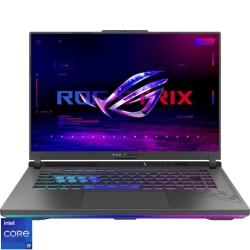 Laptop ASUS Gaming 16'' ROG Strix G16 G614JV, QHD+ 240Hz, Procesor Intel® Core™ i9-13980HX (36M Cache, up to 5.60 GHz), 16GB DDR5, 1TB SSD, GeForce RTX 4060 8GB, No OS, Eclipse Gray