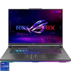 Laptop ASUS Gaming 16'' ROG Strix G16 G614JVR, QHD+ 240Hz, Procesor Intel® Core™ i9 14900HX (36M Cache, up to 5.80 GHz), 16GB DDR5, 1TB SSD, GeForce RTX 4060 8GB, No OS, Eclipse Gray