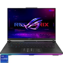 Laptop ASUS Gaming 16'' ROG Strix SCAR 16 G634JY, QHD+ 240Hz Mini LED G-Sync, Procesor Intel® Core™ i9-13980HX (36M Cache, up to 5.60 GHz), 32GB DDR5, 1TB SSD, GeForce RTX 4090 16GB, No OS, Off Black
