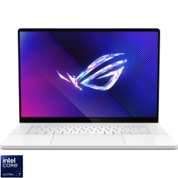 Laptop ASUS Gaming 16'' ROG Zephyrus G16 OLED GU605MI, 2.5K 240Hz G-Sync, Procesor Intel® Core™ Ultra 7 155H (24M Cache, up to 4.80 GHz), 32GB DDR5X, 1TB SSD, GeForce RTX 4070 8GB, No OS, Platinum White