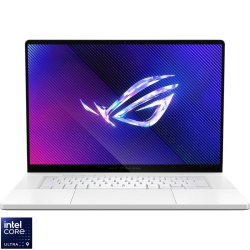 Laptop ASUS Gaming 16'' ROG Zephyrus G16 OLED GU605MV, 2.5K 240Hz G-Sync, Procesor Intel® Core™ Ultra 9 185H (24M Cache, up to 5.10 GHz), 32GB DDR5X, 1TB SSD, GeForce RTX 4060 8GB, No OS, Platinum White