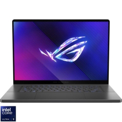 Laptop ASUS Gaming 16'' ROG Zephyrus G16 OLED GU605MZ, 2.5K 240Hz G-Sync, Procesor Intel® Core™ Ultra 9 185H (24M Cache, up to 5.10 GHz), 32GB DDR5X, 1TB SSD, GeForce RTX 4080 12GB, No OS, Eclipse Gray