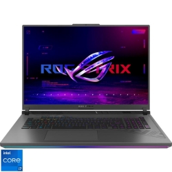 Laptop ASUS Gaming 18'' ROG Strix G18 G814JI, QHD+ 240Hz, Procesor Intel® Core™ i7-13650HX (24M Cache, up to 4.90 GHz), 16GB DDR5, 1TB SSD, GeForce RTX 4070 8GB, Win 11 Home, Eclipse Gray