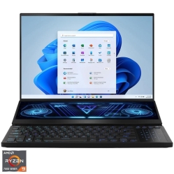 Laptop Gaming ASUS ROG Zephyrus Duo 16 GX650PZ cu procesor AMD Ryzen™ 9 7945HX pana la 5.4 GHz, 16