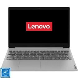 Laptop Lenovo 15.6'' IdeaPad 3 15IGL05, HD, Procesor Intel® Celeron® N4120 (4M Cache, up to 2.60 GHz), 4GB DDR4, 256GB SSD, GMA UHD 600, Free DOS, Platinum Grey