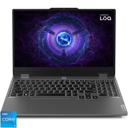 Laptop Lenovo Gaming 15.6'' LOQ 15IAX9, FHD IPS 144Hz, Procesor Intel® Core™ i5-12450HX (12M Cache, up to 4.40 GHz), 16GB DDR5, 1TB SSD, GeForce RTX 3050 6GB, No OS, Luna Grey