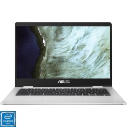 Laptop ultraportabil ASUS ChromeBook C423NA cu procesor Intel® Celeron® N3350, 14