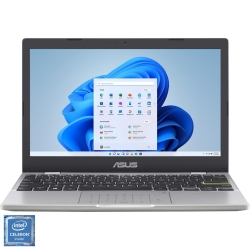 Laptop ultraportabil ASUS E210MA cu procesor Intel® Celeron® N4020 pana la 2.80 GHz, 11.6