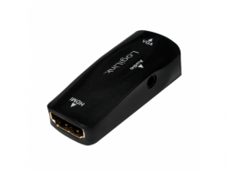Adaptor Logilink CV0108, HDMI - VGA, Black
