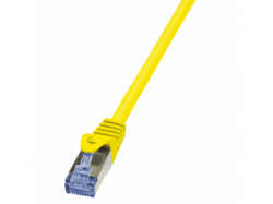 Patchcord Logilink, Cat.6A, S/FTP, 0.25m, Yellow
