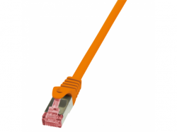Patchcord Logilink, Cat6, S/FTP, 0.25m, Orange