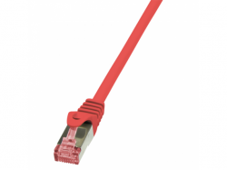 Patchcord Logilink, Cat6, S/FTP, 0.25m, Red