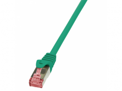 Patchcord Logilink, Cat6, S/FTP, 0.25m, Green
