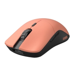 Mouse gaming Glorious Model O Pro Wireless - Red Fox - Forge, Ultrausor 55g, Rosu pastel