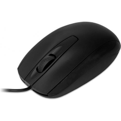 MediaRange Corded 3-button optical mouse, black