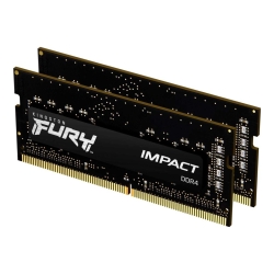 
                            Memorie Laptop Kingston FURY Impact, 32GB DDR4, 2666MHz CL16, Dual Channel Kit
                    