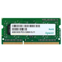 Memorie SO-DIMM Apacer 4GB, DDR3-1600MHz, CL11