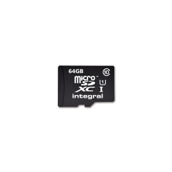 Memory Card Integral Ultima Pro MicroSDXC, 64GB, Clasa 10 + Adaptor SD