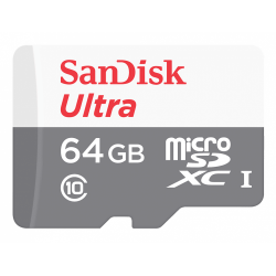 Memory Card SanDisk MicoSDXC 64GB, CLASA 10