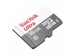 Memory Card Sandisk Ultra Android MicroSDHC 16GB, Clasa 10 UHS-I