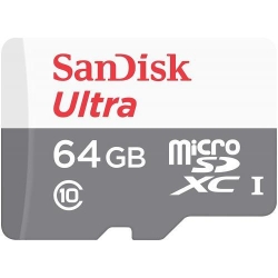 Memory Card SanDisk Ultra Line microSD, 64GB, Clasa 10