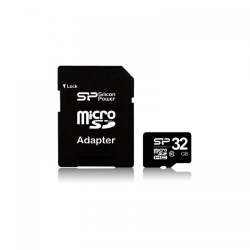 Memory Card Silicon Power Micro SDHC 32GB, Clasa 10 + Adaptor SD