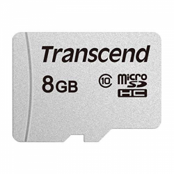 Memory Card Transcend SD300S microSDHC, 8GB, Clasa 10