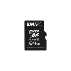 MEMORY MICRO SDXC 64GB UHS-I/W/A ECMSDM64GXC10CG EMTEC