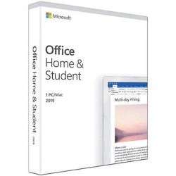 Microsoft Office Home and Student 2019 English EuroZone Medialess, 1User