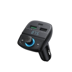 Modulator auto FM Ugreen CD229,Bluetooth 5.0, 2 x USB 5V/3A si 1 x USB Type-C 5V/3A