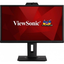 Monitor Videoconferinta LED IPS ViewSonic 23.8'', Full HD, 75Hz, 5ms, camera web 2MP , difuzoare 2x2W, VGA, HDMI, Display Port, USB, VG2440V