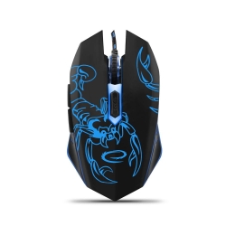 Mouse de gaming cu cablu, 6D OPT. USB MX203, Albastru