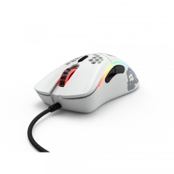 Mouse gaming Glorious Model D Minus, Ultrausor 61g, Alb Mat