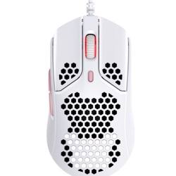 Mouse gaming HyperX Pulsefire Haste, Sensor Pixart, 3.2 DPI, Alb/Roz